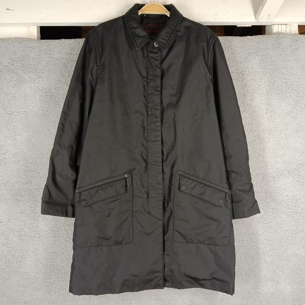 Lauren‎ Ralph Lauren Women's Large Long Winter Coat Fleece Lined Outerwear Black